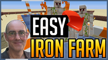 Minecraft fast and easy iron farm